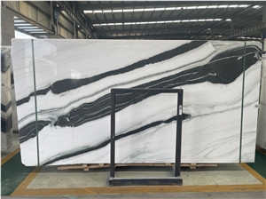 Panda White Marble Slabs Tiles