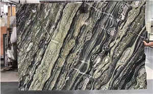 China Jade Green River Green Marble Slabs Tiles Polished