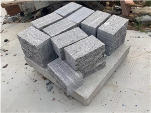 China Nero Santiago Granite Cube Stone Exterior Pavers