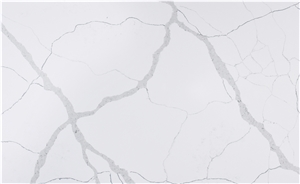 AQ6113 Quartz Stone Calacatta White Popular Slabs & Tiles