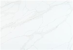 Brand New Engineered Carrara Quartz Stone Slab