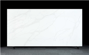Brand New Engineered Carrara Quartz Stone Slab