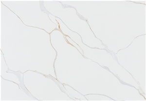 Hot Sale White Calacatta White Artificial Quartz Stone Slab