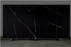 Polished Black Engineered Quartz Sotne Tiles