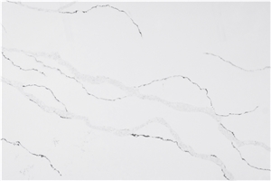 Quartz Slabs Calacatta White Background Slab AQ6027