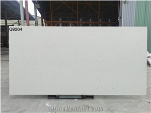 Vietnam Made Engineered Carrara White Quartz Jumbo Slab