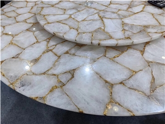 ZR002 Semiprecious Stone  Tabletops Cafe Table Tops