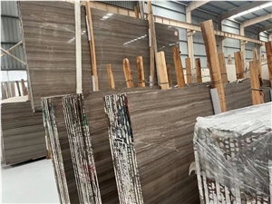 High Quality Coffee Wood Vein Marble Tile And Slab