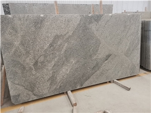 Ash Grey Granite Slab Polished