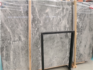 Apls Grey Marble Slab Kitchen Bathroom Tile Floor