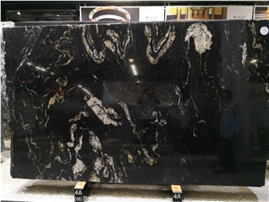 Brazil Spectrus Black Granite Slab Kitchen Tile Floor