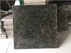 China Green Granite Slab Kitchen Tile Floor