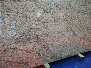 India Tiger Red Granite Slab Kitchen Tile Floor