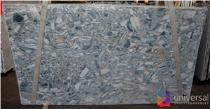 Branco Cocada Blue Quartzite Slabs