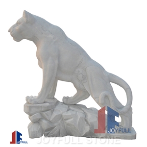 Animal Sculpture, Red Marble Lion Sculpture