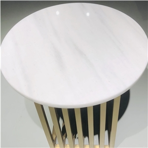 Marble White Round Table