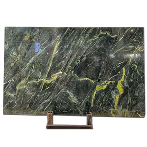 China Snowflake Green Marble Slab&Tiles For Floor&Wall