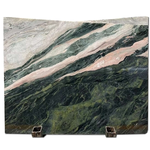 China Snowflake Green Marble Slab&Tiles For Project