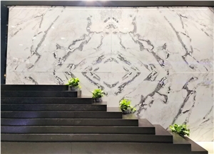 Dover White Marble Slab&Tiles For Hotel Project