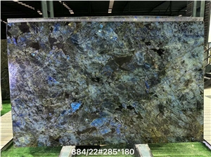 Labradorite Blue Granite Slab For Wall Cladding
