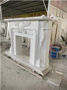 Home Decoration Marble Fireplace By Excellent Craftsmanship