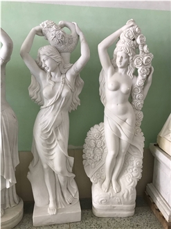 Customized Marble Stone Material Hand Carved Sculpture