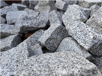 Gray Granite Cobbles ,Cobble Stone Pavers