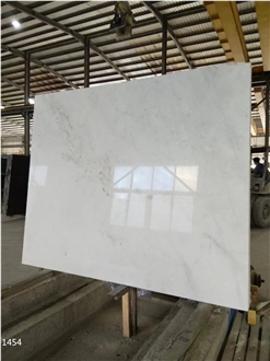 China Castro White Marble Slabs Bookmatched Stone Wall Tile