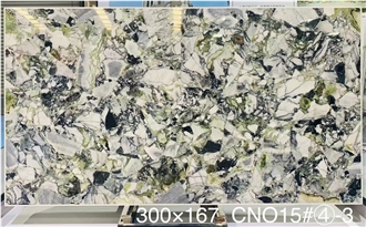 China Ice Green Marble Slabs Verde Primavera Green Marble Slabs