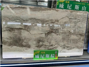 Myanmar Grey Marble Slabs New Venice Brown Stone Tile