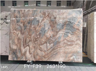 Yinxun Palissandro Marble Slabs Lafite Multicolor Tone Tile
