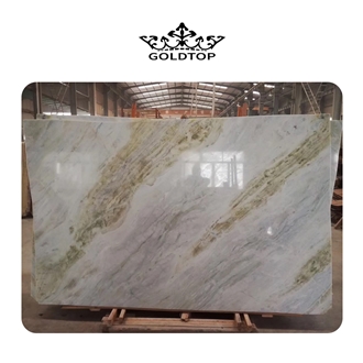 Goldtop Odm/Oem China Changbai Blue Jade Green Marble Slabs