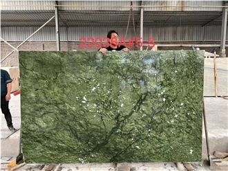 Goldtop Odm/Oem China Verde Ming Green Marble Slabs