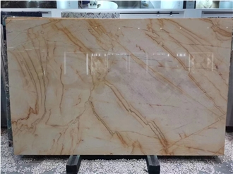 Natural Glossy18mm Luxury London Gold Marble Slabs