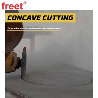 D125mm Concave Cutting Blade For Granite