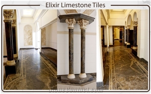 Elixir Limestone Tiles (Fossil / Flower)