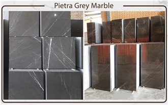 Pietra Grey Marble Tiles