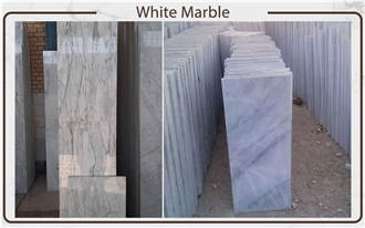 White Marble Tiles (With And Without Veins)