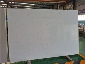 Fatiya White Artificial Marble Wall Decoration Slab
