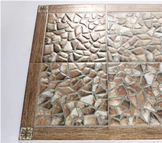 GR011  Ceramic Tiles Stone Look Pebble Stone Style