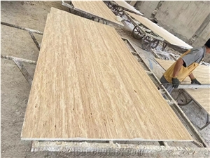 Turkish Classic Light Travertine Slabs