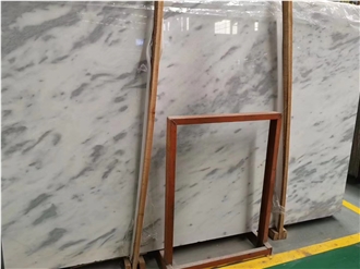 Very Unique And Strong Snow White Marble Slabs