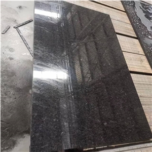 Angola Dark Black Granite Slab And Tiles Manufacture Price