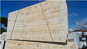 Italian White Travertine Slabs