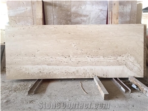 Ivory White Travertine Slabs