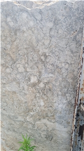 Silver Travertine Slabs