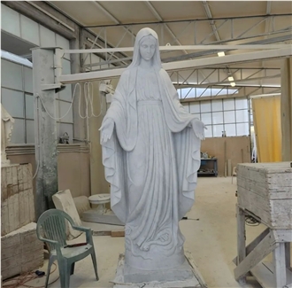 White Carrara Marble Sculpture