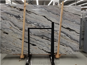 China Blue Danube Marble Slab Tiles