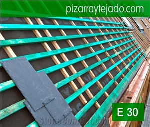 Pizarra De Leon Slate Rectangular Roofing Tiles