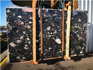 Black - Red Marinace Granite 2Cm Slabs